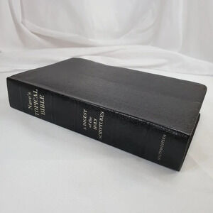 Naves Topical Bible A Digest Of The Holy Scriptures Southwestern 1962 Black Leat